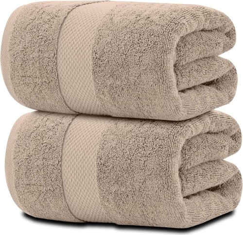 Extra Thick 400 GSM Bath Sheet Large Size 35 by 70 Inches Durable and Plush