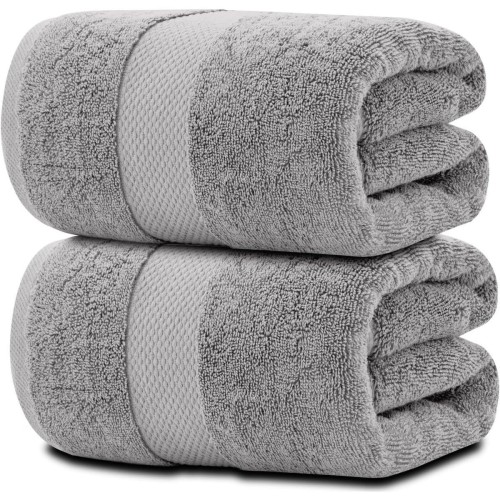 Extra Thick 400 GSM Bath Sheet Large Size 35 by 70 Inches Durable and Plush