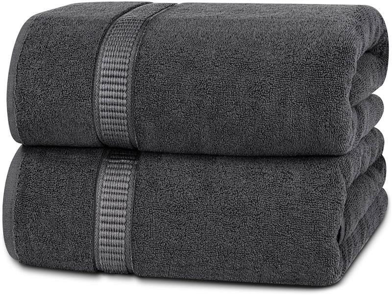 Extra Thick 400 GSM Bath Sheet Large Size 35 by 70 Inches Durable and Plush