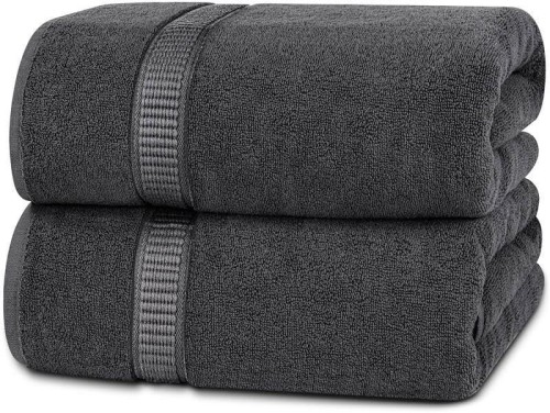 Extra Thick 400 GSM Bath Sheet Large Size 35 by 70 Inches Durable and Plush