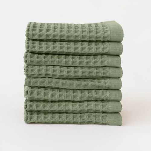 Makeup Towel Ultra Soft 400 GSM Waffle Texture for Gentle Skin Care