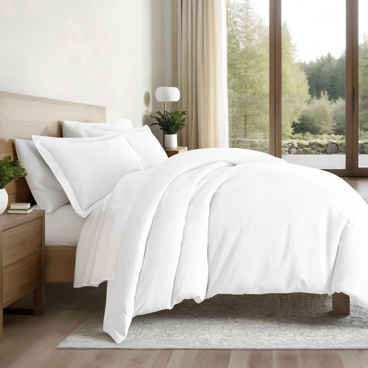 Luxury Full Duvet Cover Set T132 Hypoallergenic and Easy Care